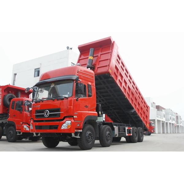 Flat Head Double Axle Dumper 12 Wheel 350hp 8X4 Hydraulic Lift Heavy Duty Dump Truck