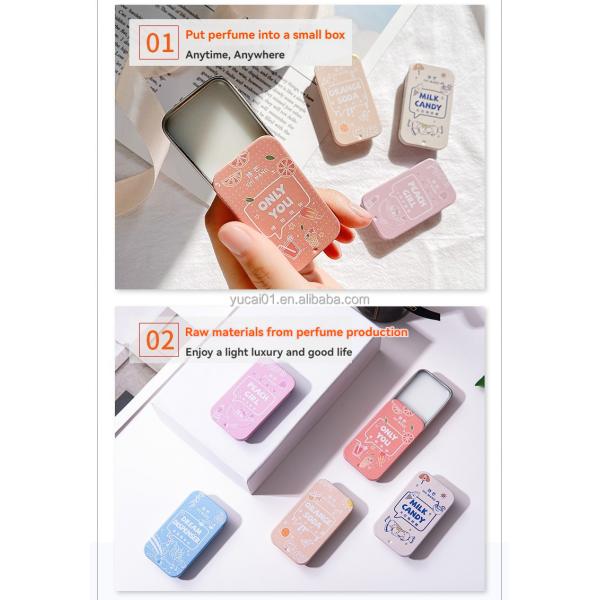 Solid Balm Pocket Perfume Long-lasting Eau de Toilette in 10 Flavors for Men and Women