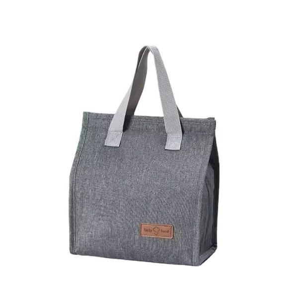 Polyester Shopping Lunch Cooler Bag Thermal Tote for Simple and Fashion