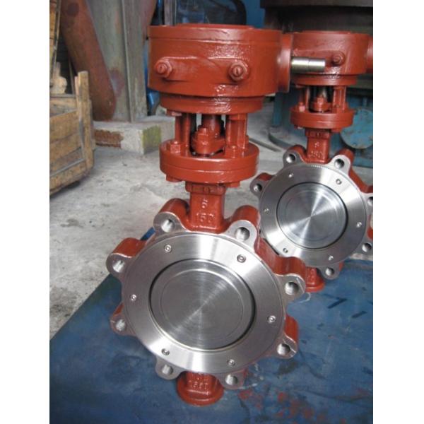 Simple structure SS316 / SS304 stainless steel Lug Butterfly Valve for
