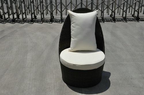 Waterproof Hotel Outdoor Rattan Sofa Set With Four Seat Couch