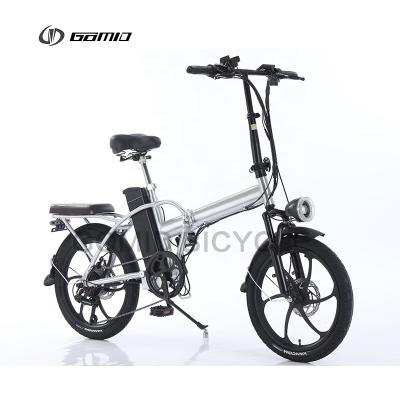 GOMID 500W 21Ah Foldable E Bike Electric Folding Bike 14 Ah 10.5Ah Lithium E-Bike