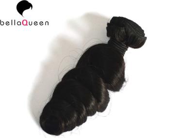 24 Inch Loose Wave Natural Black Brazilian Grade 7A Virgin Hair Weaves No Shed No Tangle
