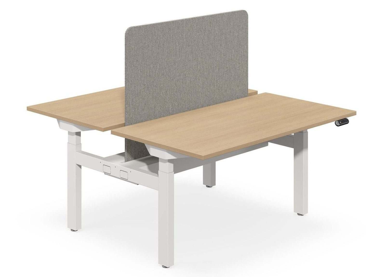 Up1 Office Adjustable Desk with 725-1215mm and 725-1270mm Height Range and Multiple Size Options