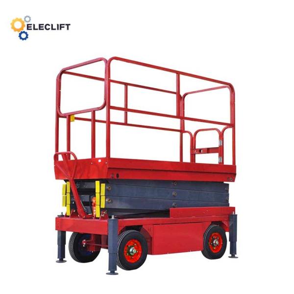 Customizable Battery Powered Mobile Scissor Lift With Overload Protection And Emergency Stop Feature