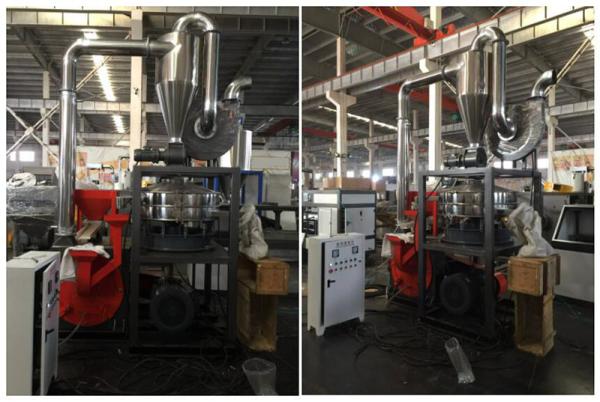pó plástico do PVC Pulveirzer de 500kg/H 50Hz micro que faz o moinho de moedura SUS304 da máquina