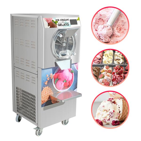 Brazilian Acai Freezer Big Capacity Italian Gelato Machine Ice Cream Making Commercial Standing Floor Hard Ice Cream Machine Batch Freezer