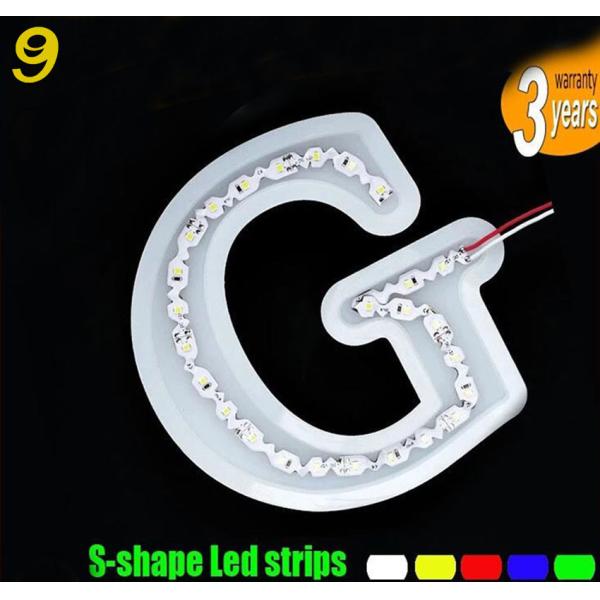 Прокладка СИД формы белизны 12 вольт с для коммерческого знака подсвечивая ОДМ