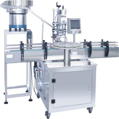Máquina automática de fecho de garrafas, máquina de vedação de tampa de plástico