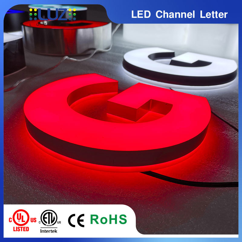 UL Listed 3D Frontlit and Halo Backlit LED Channel Letters for Business