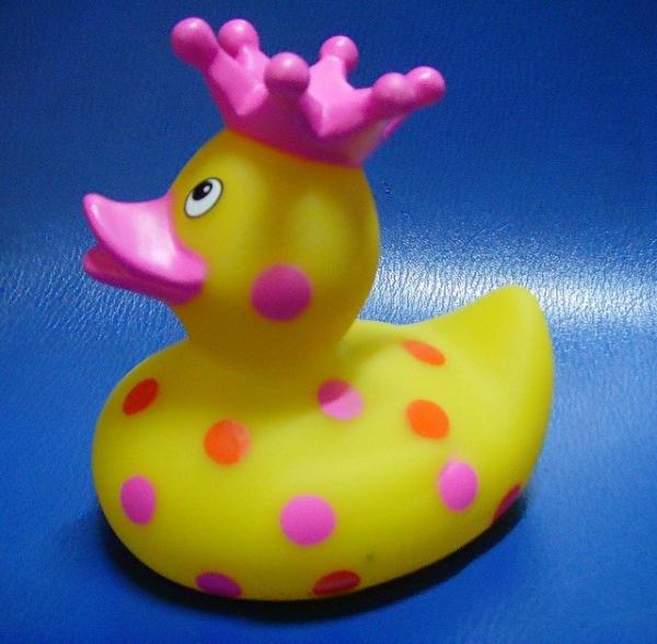 Dot Crown Princess Christmas Rubber Duck Toy For 3 Year Olds Bath Time