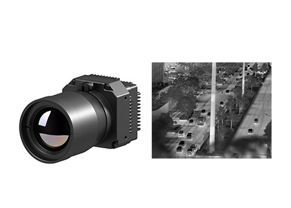 1280x1024 Resolution Thermal Imaging Module with 30-180mm Zoom Lens and Uncooled LWIR Detector
