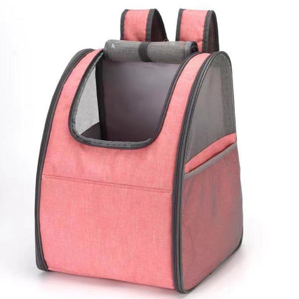 34*28*42CM Gris Mochila plegable para mascotas Tejido suave Mochila bonita para gatitas Estilo lindo / divertido / juguetón Para perfecto