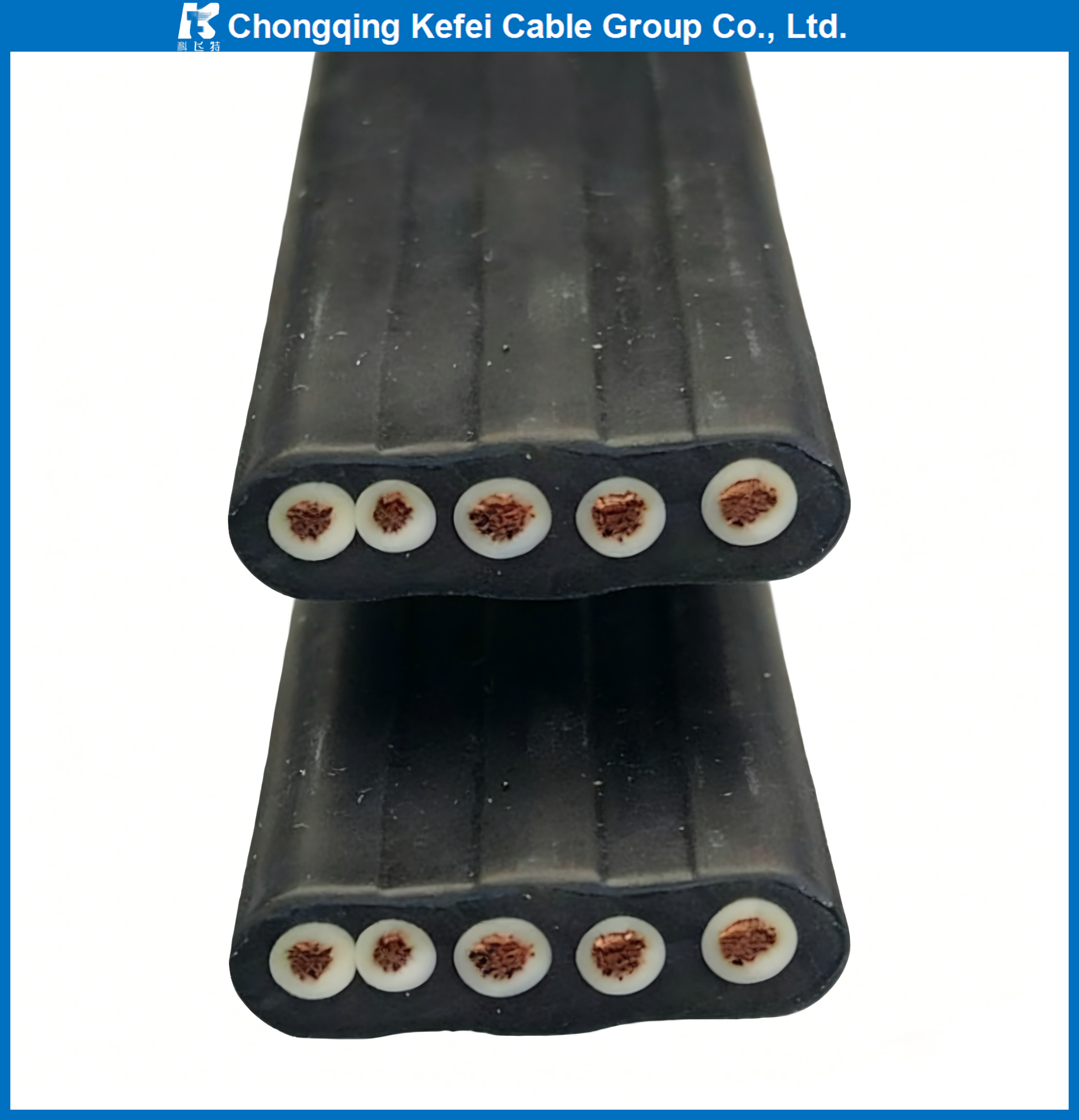 YFFB Stranded Copper High Quality Flexible Flat Elevator Lifting Cable Coil Low Voltage 450V/750V Rubber Insulation