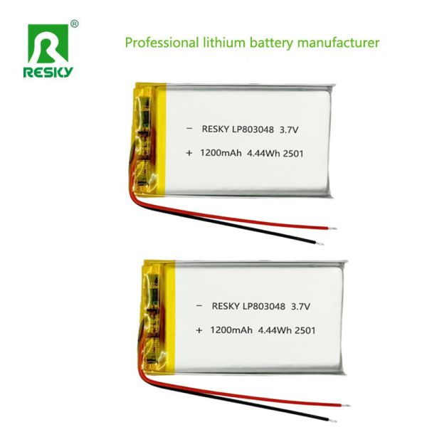 OEM 3.7V 1200mAh Lithium Ion Polymer Battery Pack with 500 Cycles for Portable POS Devices