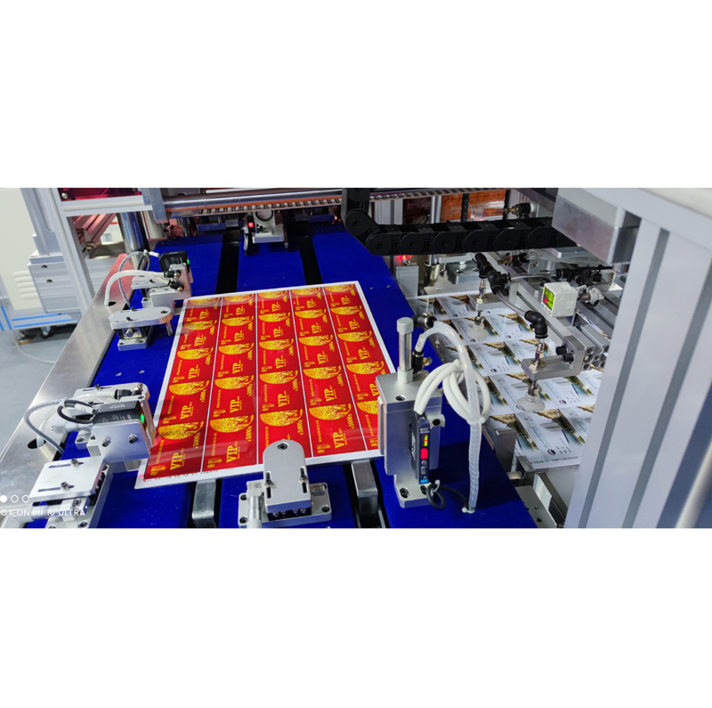 Высокоскоростной полноавтоматический перфоратор YLP-FA-600 для ПВХ ABS PET PETG и бумажной карты