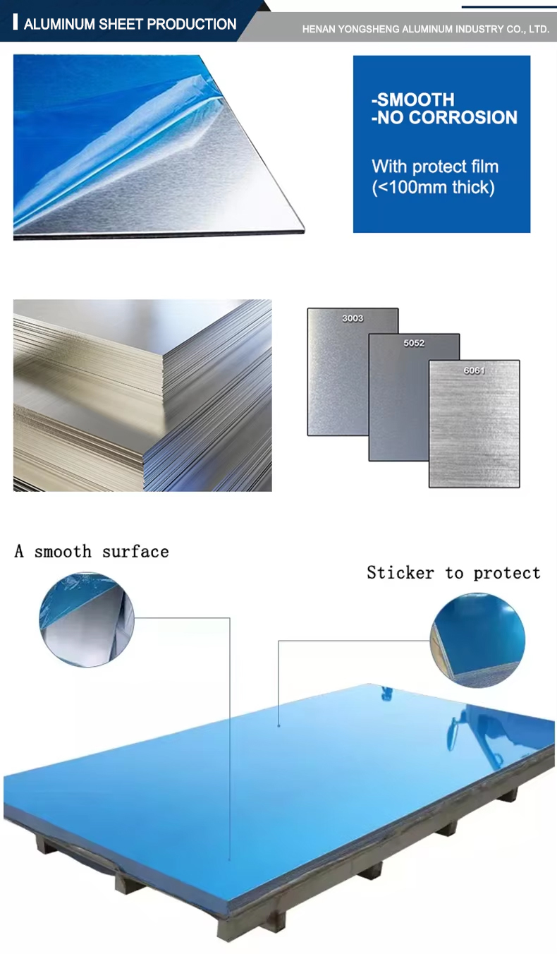 Aluminum Roofing Sheet 1xxx 3xxx 5xxx 6xxx Series Alloy Building Cladding Plate 0.5mm 1.5mm 4x8