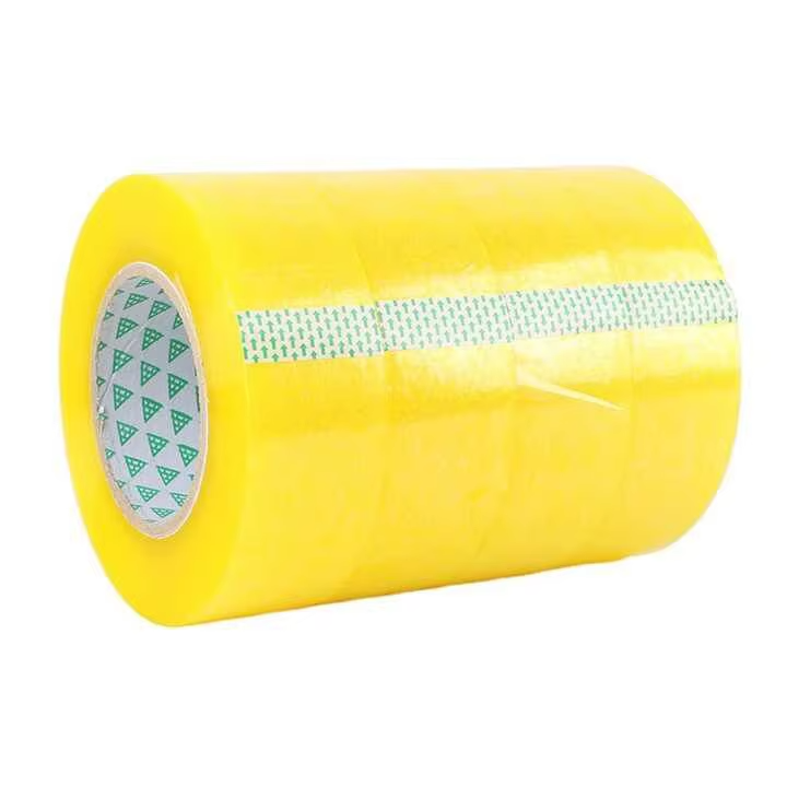 Factory Sales Jumbo Roll BOPP Adhesive Tape Single Sided Acrylic Hot Melt Pressure Sensitive Heat-Resistant for Carton Sealing
