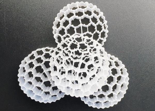 38 Holes Large Surface Area 25*10mm K1 Filter Media Fda Safty Eco White Color Material