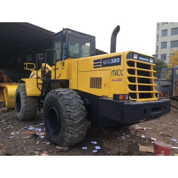 Good Condition Second-hand Komatsu WA380 Used Loader Excavator Original Color Pay Loader