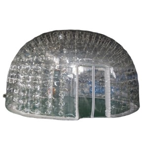 Sealed air Inflatable Waterproof Transparent Bubble Tent Double Layer Camping