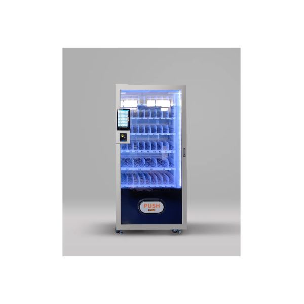 Slim Snack and Drink Vending Machine With 10 Inch Touch Screen for Offices Schools Shopping Malls and Public Spaces