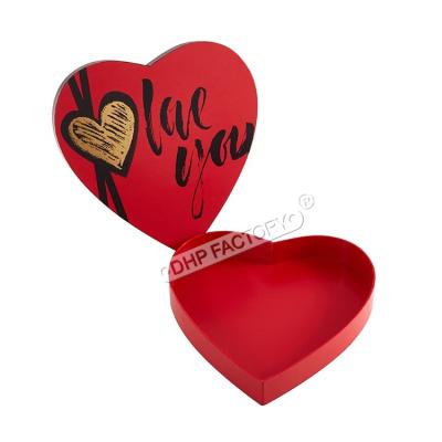 Exquisite Rigid Heart Shaped Chocolate Box With Food Safe Tray For Gourmet Treats