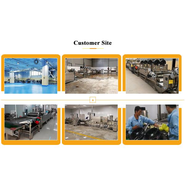 Potato Production Line For Dairy Products Fully Automatic Finger Chips Making Machine