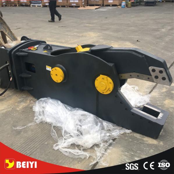 BEIYI BY-CS200RT hydraulic scrap shear for Excavator multifunctional steel cutter rotary type demolition shear