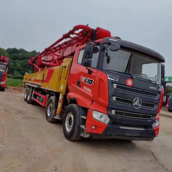 SYM5460THB 56m Bomba de concreto para máquinas de construção Usado Caminhão de bomba de concreto
