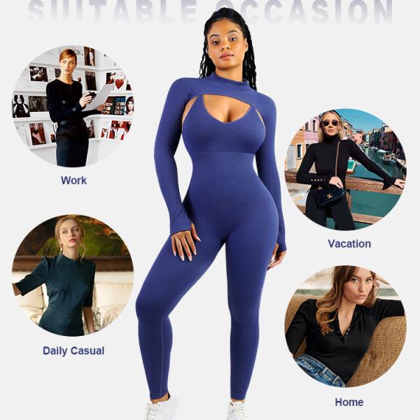 2023 Mulheres 2 Peças Conjunto de Controle de Barriga Bodycon Trajes de Treino Sem Costura Trajes de Jogos