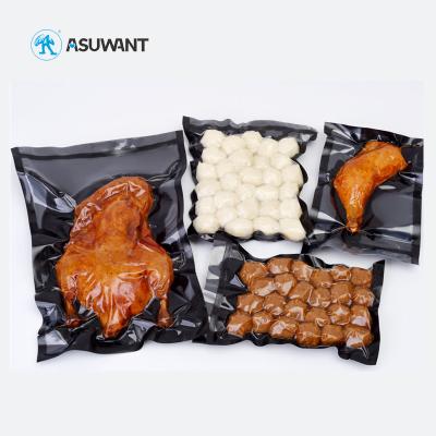 Calor do PE - o selo de vácuo de selagem do alimento ensaca Front Clear Back Black Eco amigável