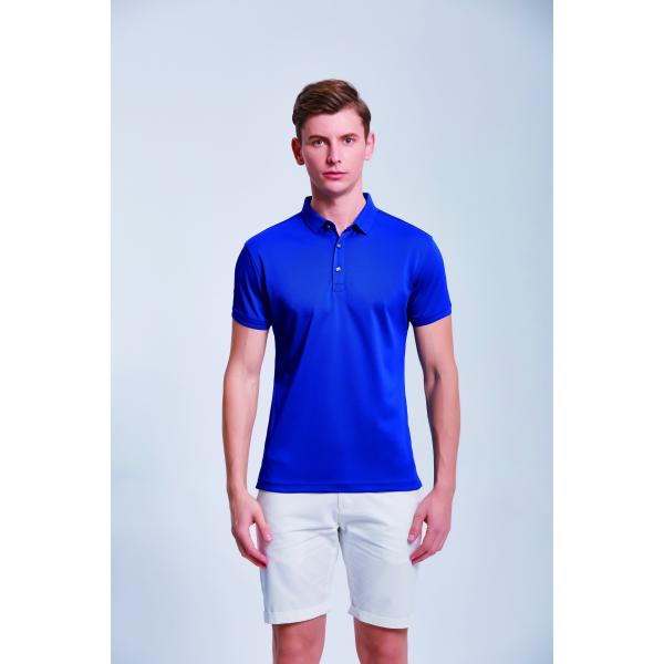 Футболки поло полиэстера хлопка Customized100% анти--Pilling с логотипом вышивки