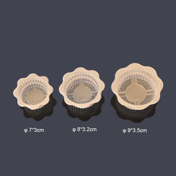 Virgin Food Grade PP φ8*3.2cm Plastic Pastry Packaging