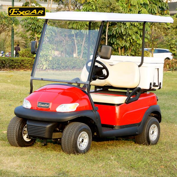 Автомобиль гольфа Сеатер небольшого двойника 48В электрический с мотором АК 3.7КМ