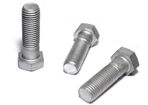 Wear Resistant Hex Washer Head Bolt Cold Forging / Hot Forging Process