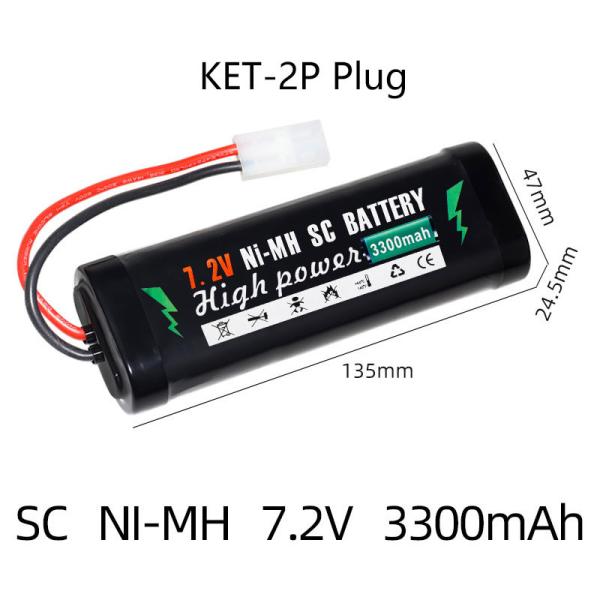 Chargement rapide Énergie solaire 7.2V Batteries au lithium RC usine Directement 23.8Wh