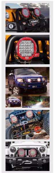 Automotive Outdoor LED Flood Lights 9 Inch 320 Watt 10w Each Cree Chips