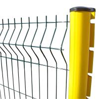 Jardim revestido com pó Curva 3D V Bend 2,5m Rede de Arame Soldado Jardim vedação
