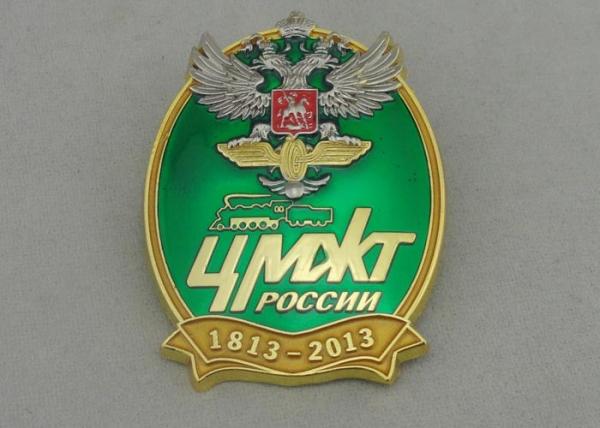 Zinc Alloy / Brass / Copper Ford transparenEnamel Medal, Custom Back Side Curved Medals for Swimming, Football, Marathon