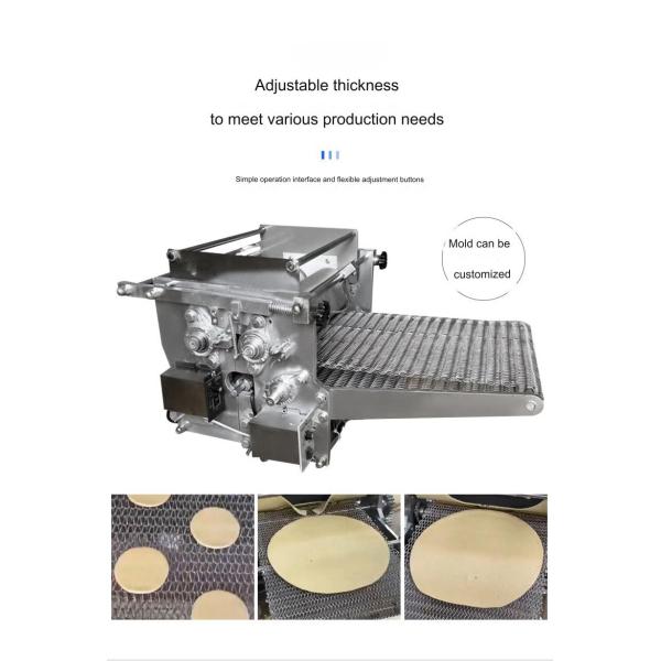 Easy to Clean 5-35cm Flour Tortilla Machine Custom Mold for Tortilla Chapati Roti