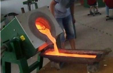 Forging Touch Screen Induction Melting Furnace Heat Treatment 60KW