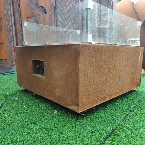 Fogo de aço Pit Wood Storage Corten Smokeless Firepit do assado de Corten
