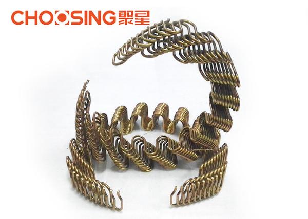 18'' Sofa Back Zig Zag Sofa Springs 2.8mm - 4.0mm Antirust Treatment With Black Color