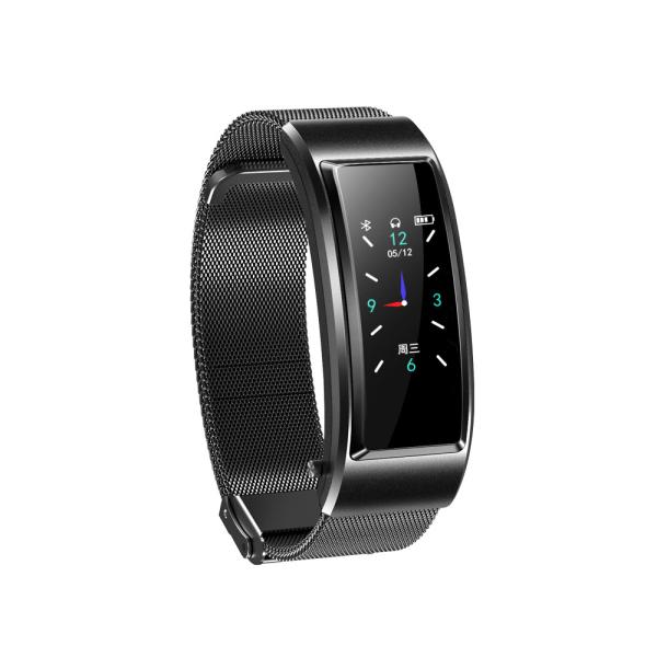 Auriculares 90mAh 0.96in de Smartwatch Earbuds BT do punho dos esportes da chamada de B6S