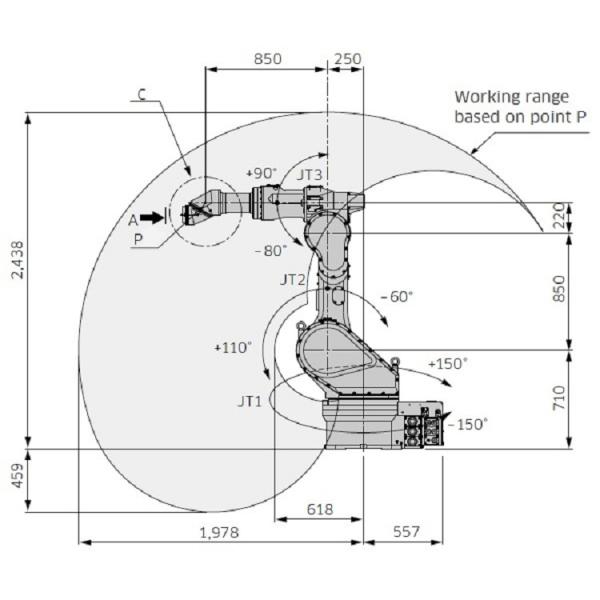 оси руки КФ194 6 робота скорости 2.0м/С машина картины робота китайской автоматическая