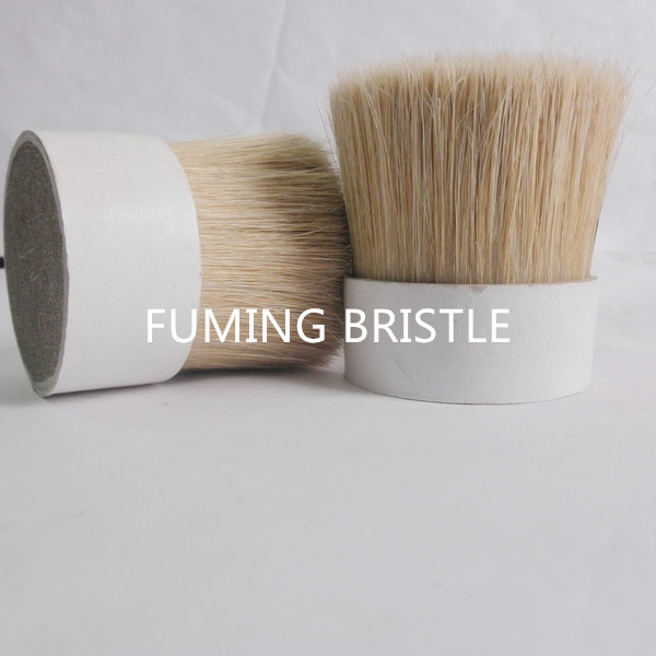 90% 76mm boiled chungking natural bristle for  paint brush