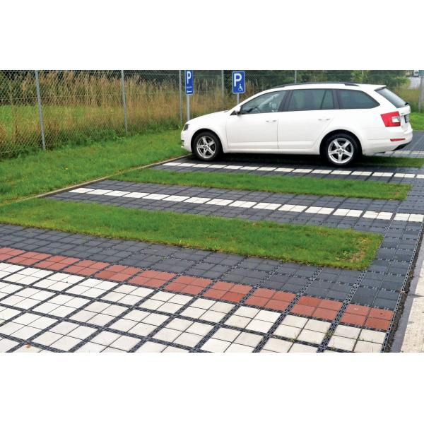 Pavimentadores de HDPE Rejilla de hierba de plástico Poliéster Rejilla geográfica de plástico para estacionamiento Fuego salida al por mayor Paisaje de suelo Geocell Gravel Paddock Rejilla