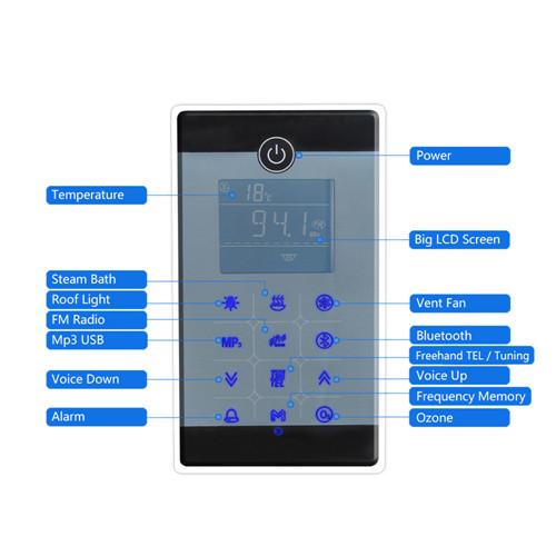 Floor Mounted Commercial Steam Room Equipment IPX5 Waterproof ROHS Certification