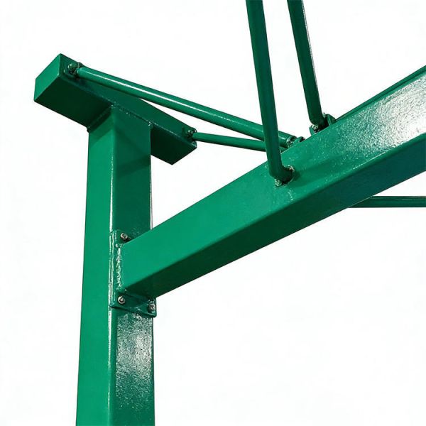 Heavy-Duty Adult Outdoor Basketball Stand with Movable Standard Frame for School Square or Home Use